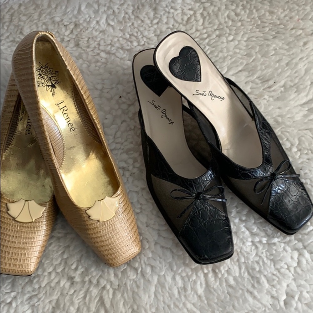 Lot of 2 J Renee- Sesto Meucci shoes 8N